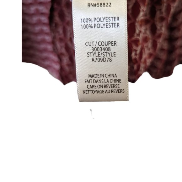 Max Studio Ruffled Balloon Sleeve Blouse - Size M/L - EUC  Burgundy Maroon Red - Picture 7 of 10